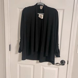 Anne Klein black cardigan